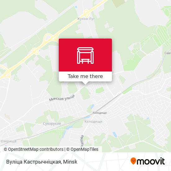 Вуліца Кастрычніцкая map