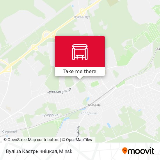 Вуліца Кастрычніцкая map