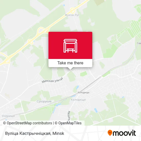 Вуліца Кастрычніцкая map