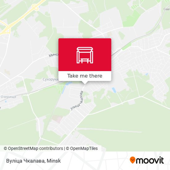 Вуліца Чкалава map