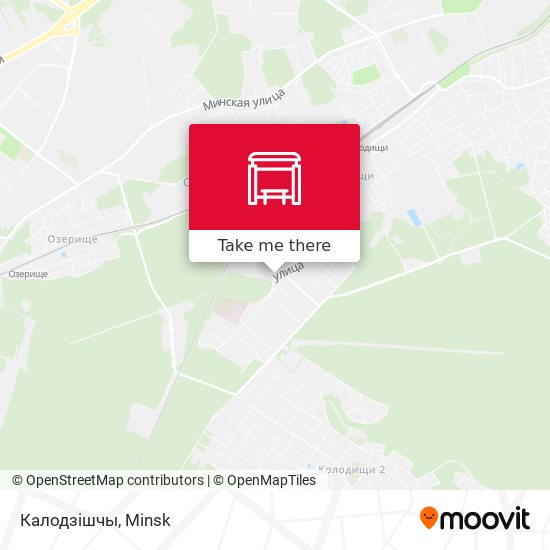 Калодзішчы map
