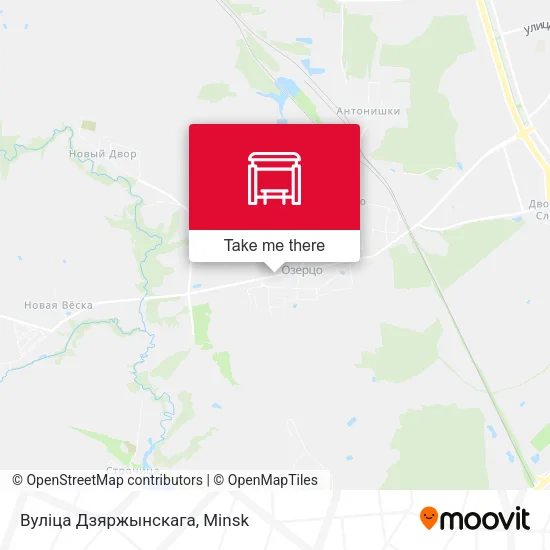 Вуліца Дзяржынскага map