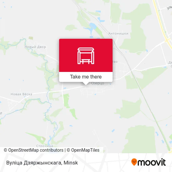 Вуліца Дзяржынскага map