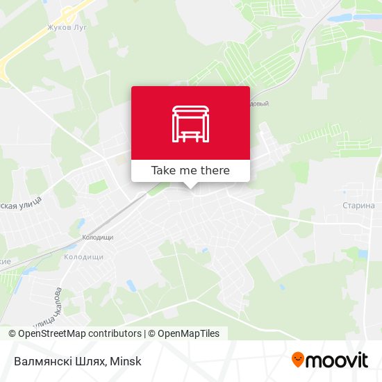 Валмянскі Шлях map