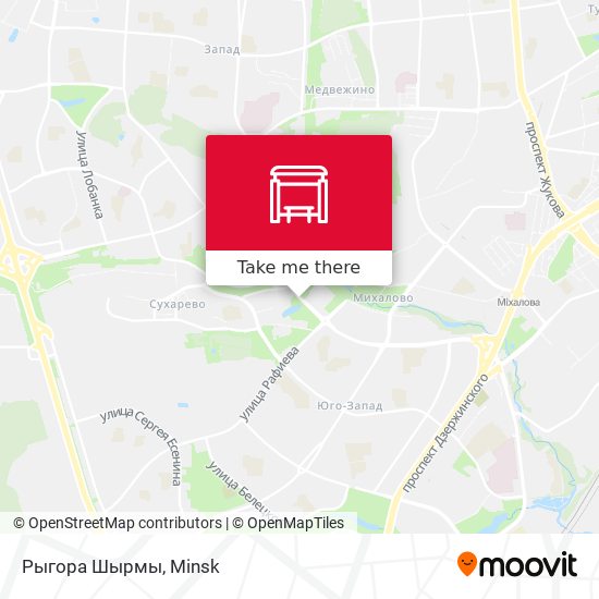 Рыгора Шырмы map