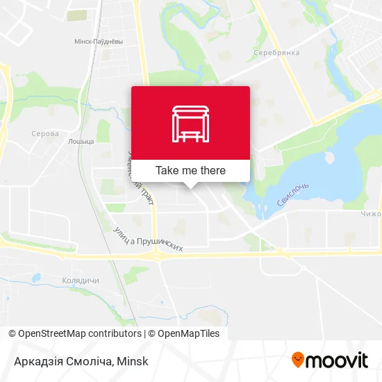 Аркадзія Смоліча map