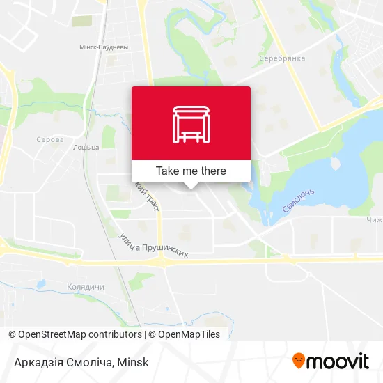 Аркадзія Смоліча map