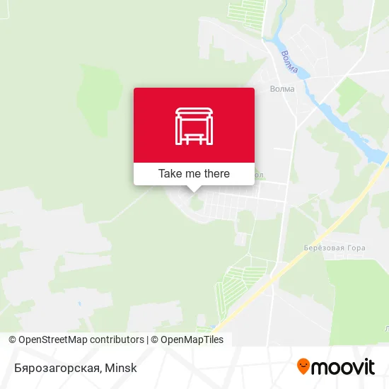 Бярозагорская map