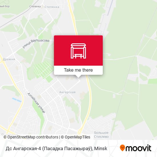 Дс Ангарская-4 (Пасадка Пасажыраў) map