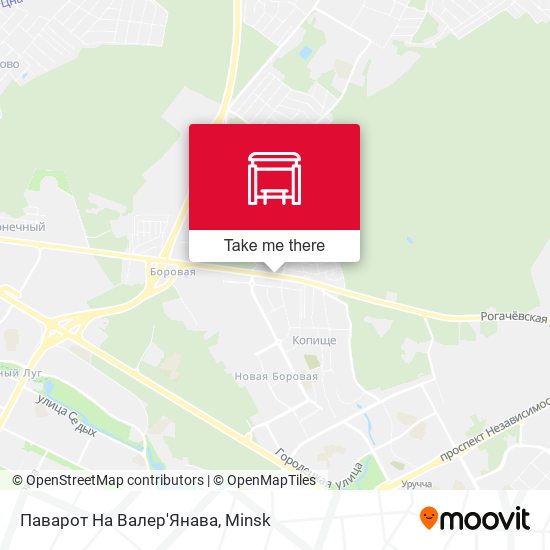 Паварот На Валер'Янава map