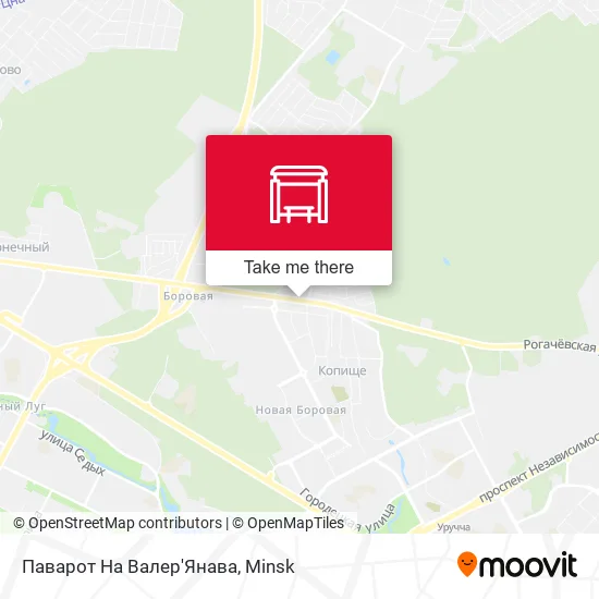 Паварот На Валер'Янава map