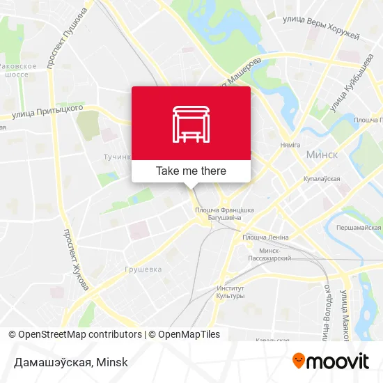 Дамашэўская map