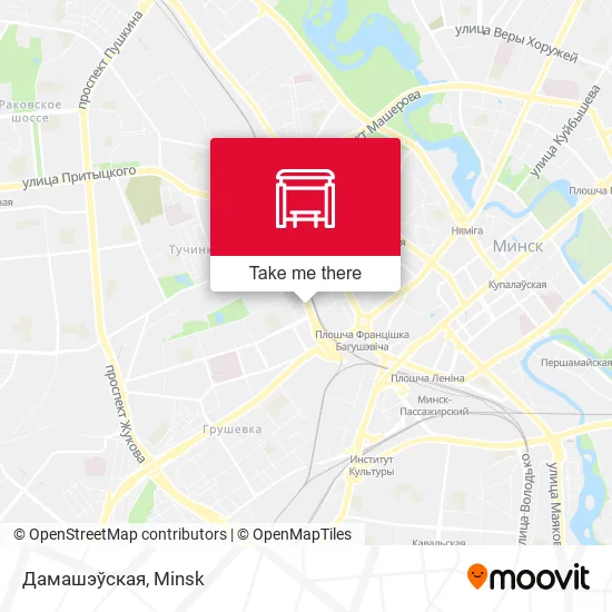 Дамашэўская map