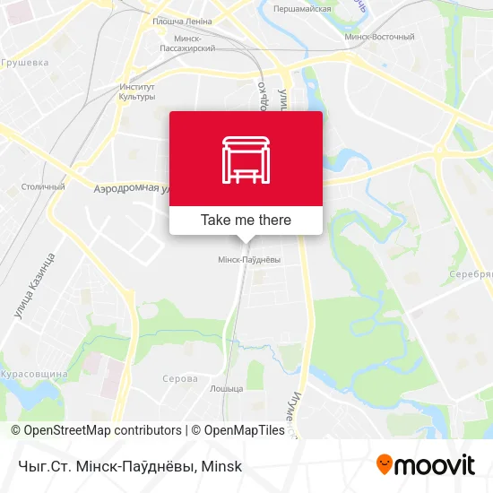 Чыг.Ст. Мінск-Паўднёвы map