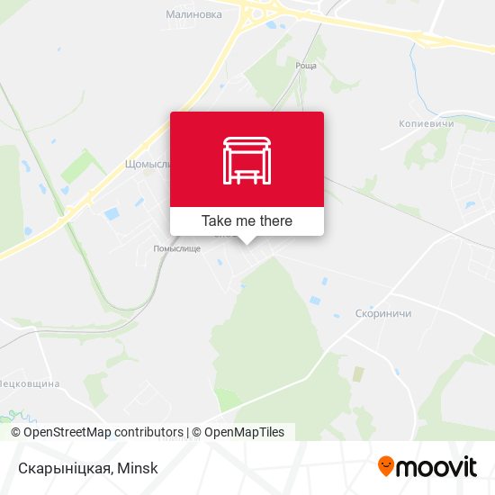 Скарыніцкая map