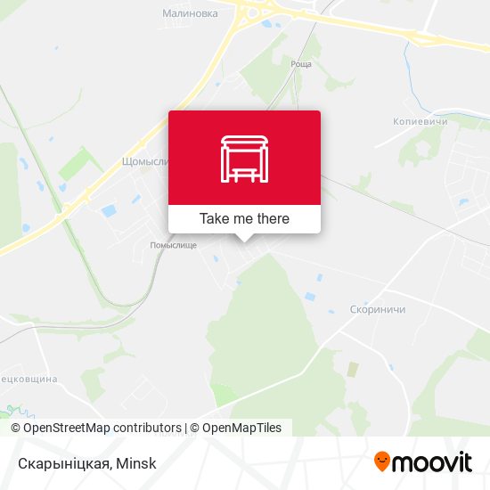 Скарыніцкая map