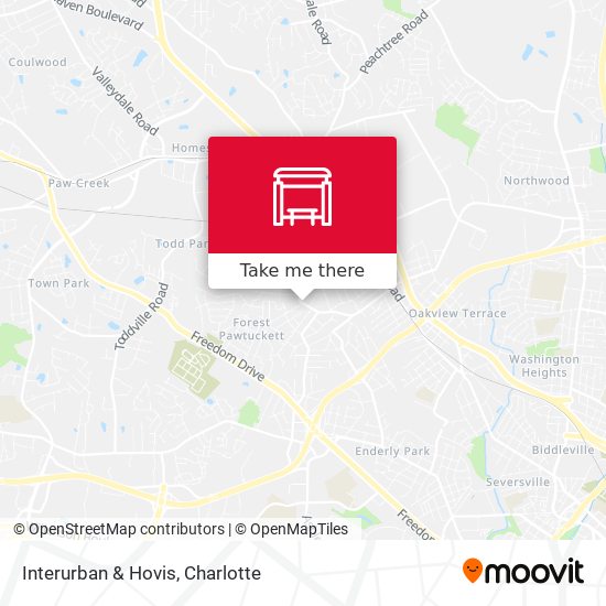 Interurban & Hovis map