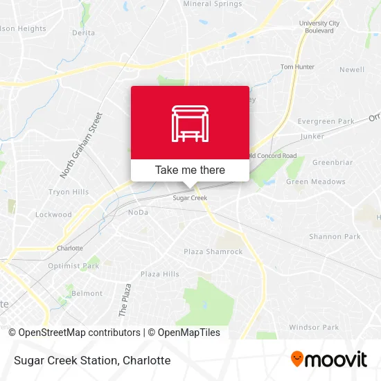 Sugar Creek Station map