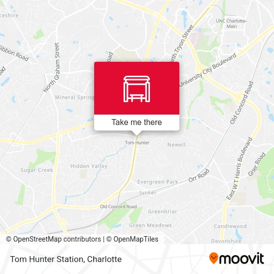 Mapa de Tom Hunter Station