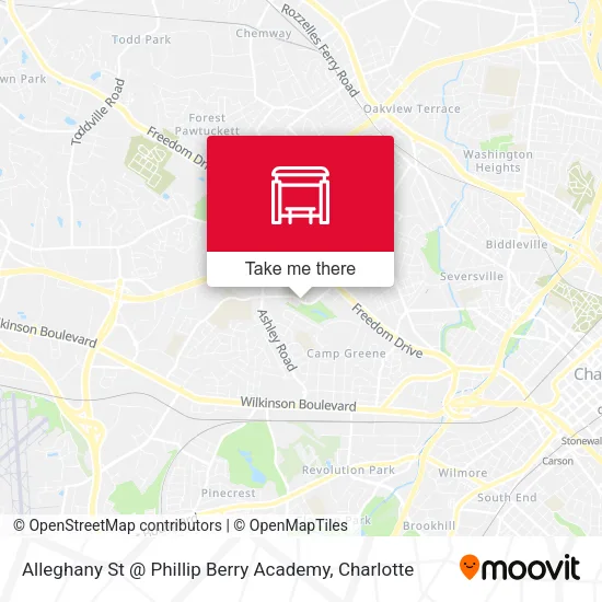 Mapa de Alleghany St @ Phillip Berry Academy