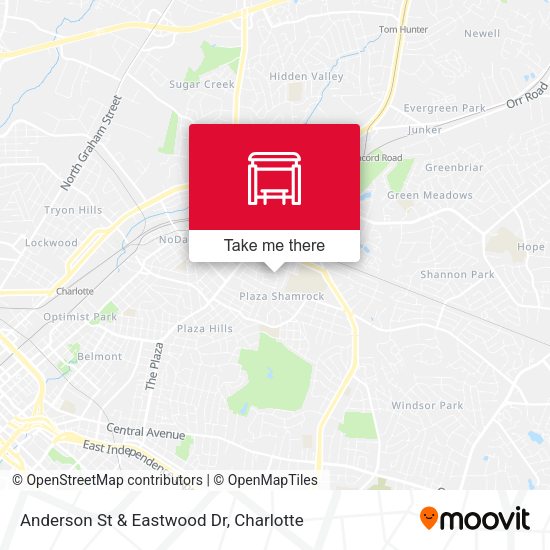 Mapa de Anderson St & Eastwood Dr
