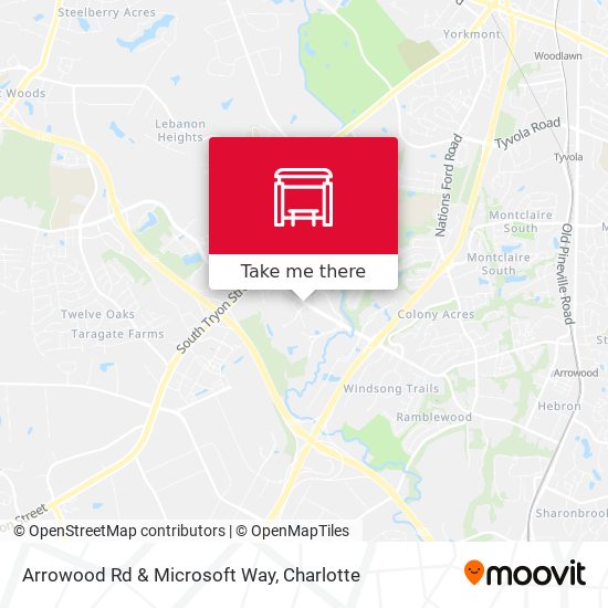 Mapa de Arrowood Rd & Microsoft Way