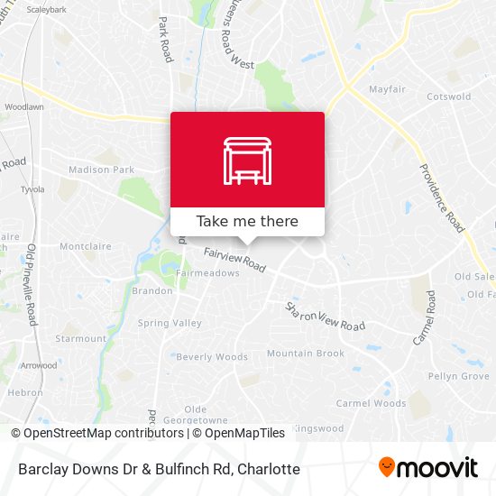 Mapa de Barclay Downs Dr & Bulfinch Rd