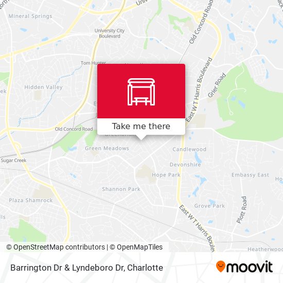 Barrington Dr & Lyndeboro Dr map