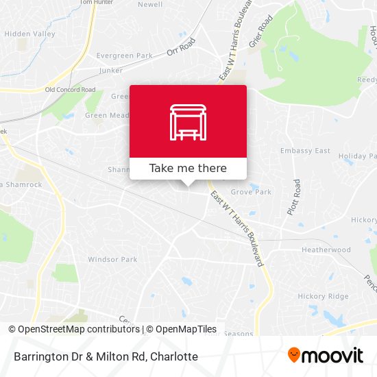 Mapa de Barrington Dr & Milton Rd