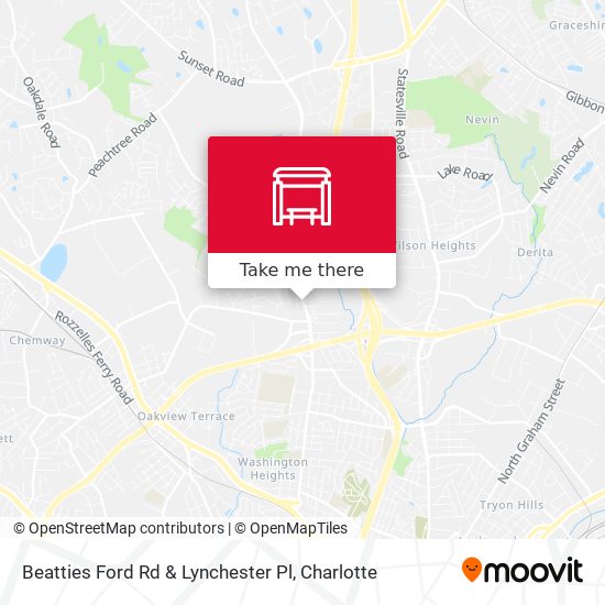 Beatties Ford Rd & Lynchester Pl map
