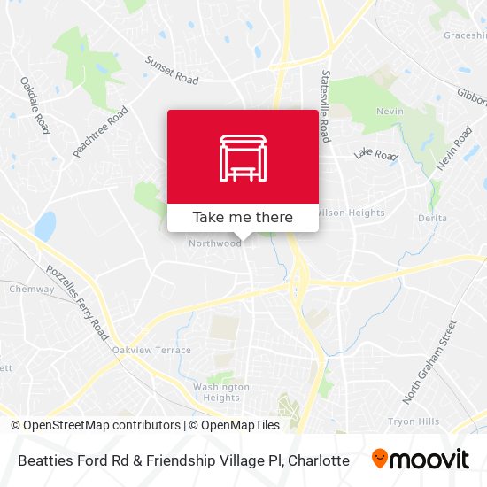 Beatties Ford Rd & Friendship Village Pl map