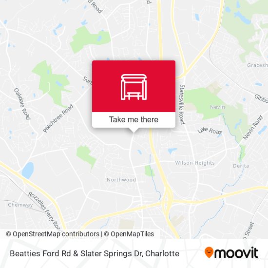 Beatties Ford Rd & Slater Springs Dr map