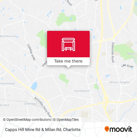 Capps Hill Mine Rd & Milan Rd map