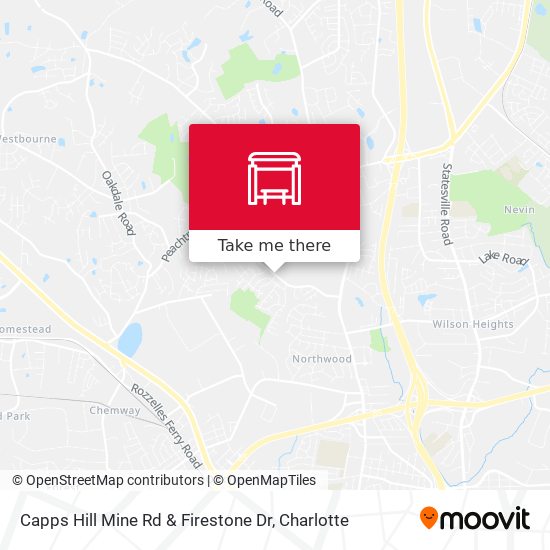 Capps Hill Mine Rd & Firestone Dr map