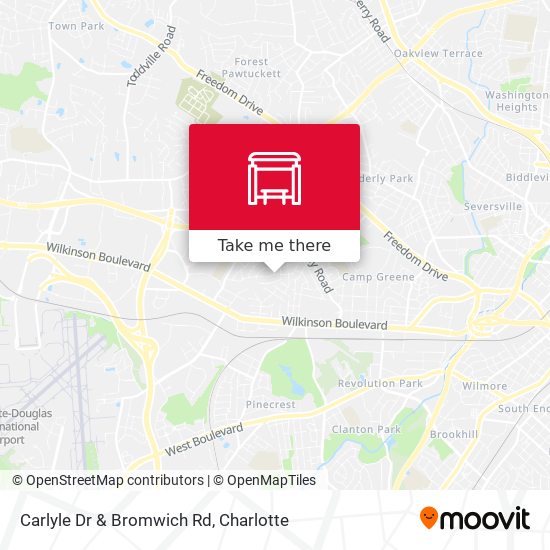 Carlyle Dr & Bromwich Rd map