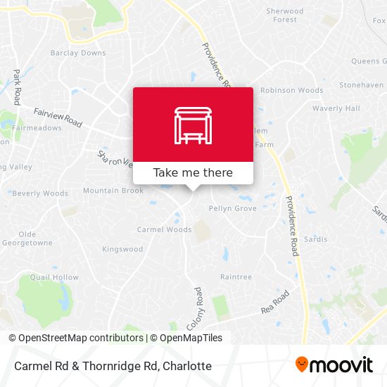 Mapa de Carmel Rd & Thornridge Rd