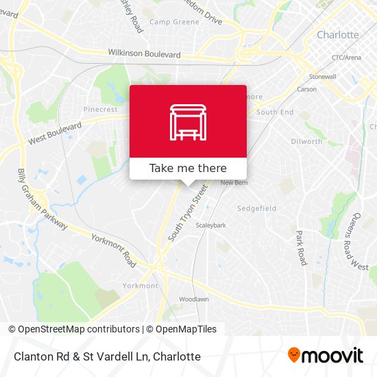 Mapa de Clanton Rd & St Vardell Ln