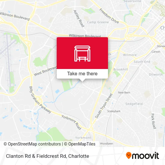 Mapa de Clanton Rd & Fieldcrest Rd