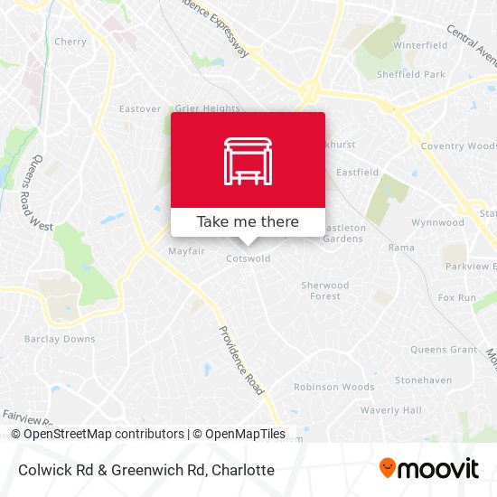 Colwick Rd & Greenwich Rd map