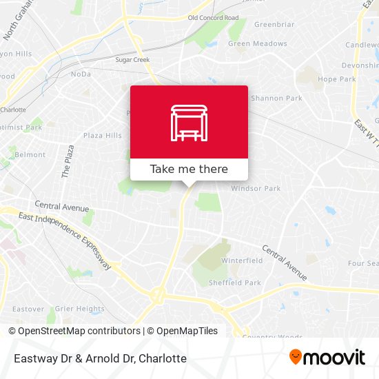 Eastway Dr & Arnold Dr map