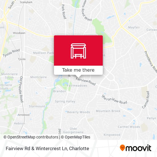 Fairview Rd & Wintercrest Ln map