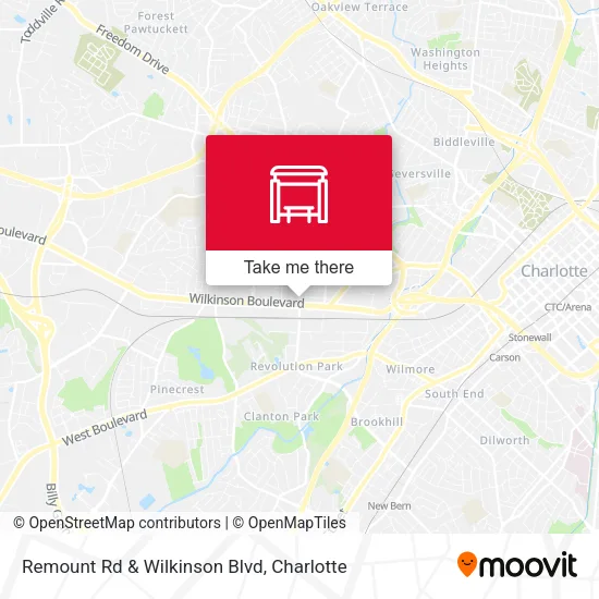 Mapa de Remount Rd & Wilkinson Blvd