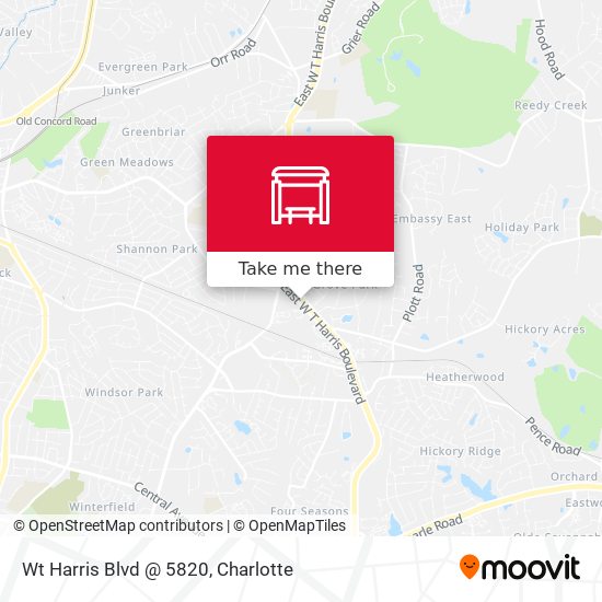 Wt Harris Blvd @ 5820 map