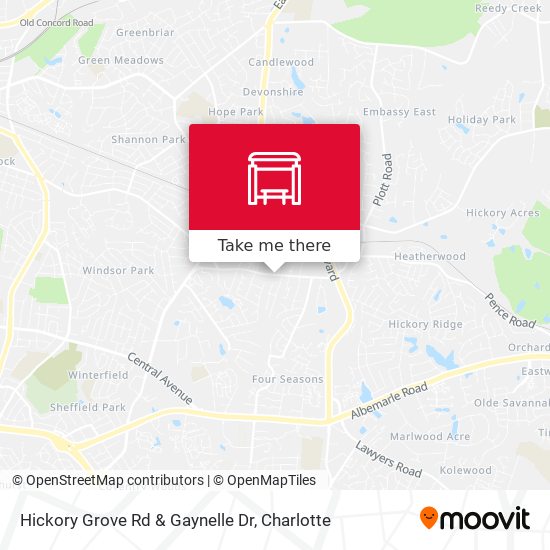 Mapa de Hickory Grove Rd & Gaynelle Dr