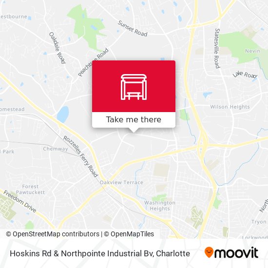 Hoskins Rd & Northpointe Industrial Bv map