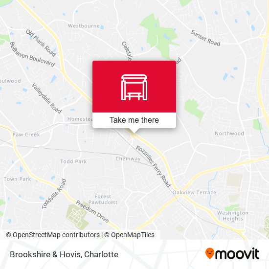 Brookshire & Hovis map