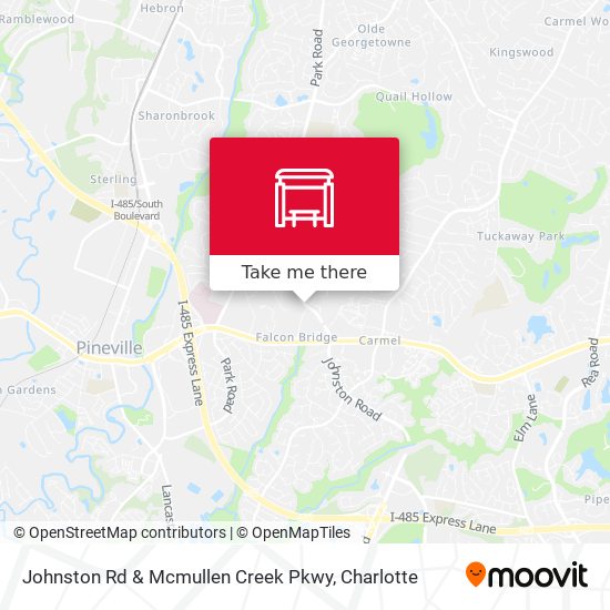 Mapa de Johnston Rd & Mcmullen Creek Pkwy