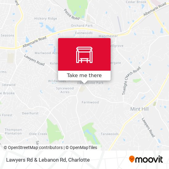 Lawyers Rd & Lebanon Rd map