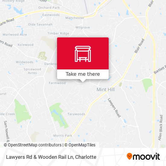 Mapa de Lawyers Rd & Wooden Rail Ln