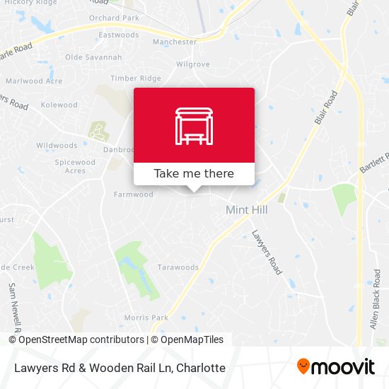 Lawyers Rd & Wooden Rail Ln map